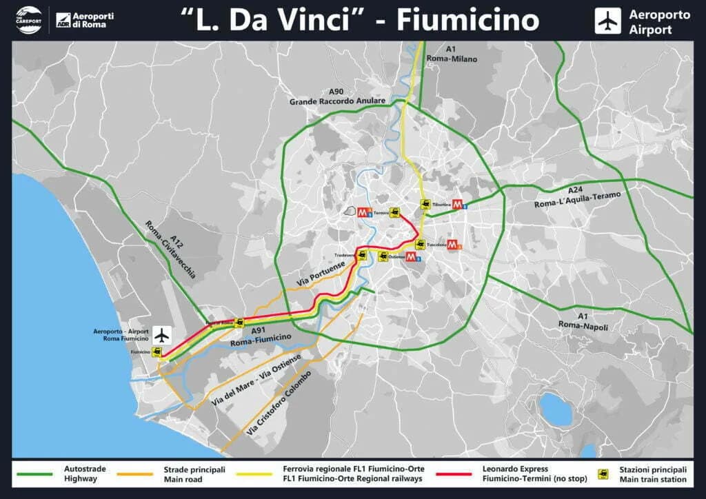 Jak dojechać z lotniska w Rzymie do centrum – najlepsze opcje transportu